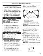 Предварительный просмотр 19 страницы Whirlpool 9760266 Installation Instructions And Use And Care Manual