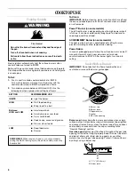 Preview for 6 page of Whirlpool 9761040 Use And Care Manual