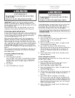 Preview for 13 page of Whirlpool 9761040 Use And Care Manual