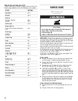 Preview for 16 page of Whirlpool 9761040 Use And Care Manual