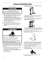 Preview for 8 page of Whirlpool 9761413 Installation Instructions Manual