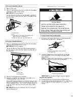 Preview for 15 page of Whirlpool 9761413 Installation Instructions Manual