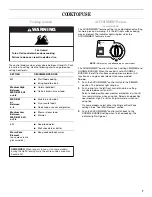 Preview for 7 page of Whirlpool 9761862 Use And Care Manual