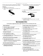 Preview for 26 page of Whirlpool 9761862 Use And Care Manual