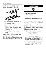 Preview for 4 page of Whirlpool 9761893A Installation Instructions Manual