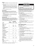 Preview for 13 page of Whirlpool 9762358A Use And Care Manual