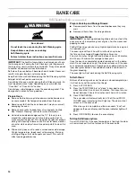 Preview for 14 page of Whirlpool 9762358A Use And Care Manual