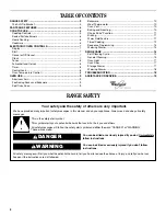 Preview for 2 page of Whirlpool 9762363A Use And Care Manual