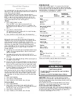 Preview for 11 page of Whirlpool 9762363A Use And Care Manual