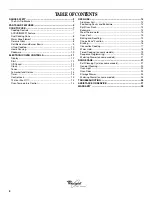 Preview for 2 page of Whirlpool 9762365 Use And Care Manual