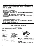 Preview for 2 page of Whirlpool 9762998 Install Manual