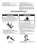 Preview for 6 page of Whirlpool 9762998 Install Manual