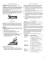 Preview for 7 page of Whirlpool 98014378 Use And Care Manual