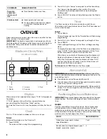 Preview for 8 page of Whirlpool 98014378 Use And Care Manual