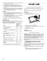 Preview for 10 page of Whirlpool 98014378 Use And Care Manual