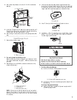 Preview for 9 page of Whirlpool 99043751B Installation Instructions And Use & Care Manual