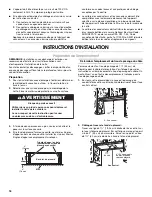 Preview for 18 page of Whirlpool 99043751B Installation Instructions And Use & Care Manual