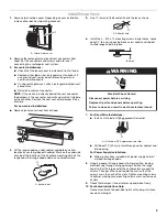 Предварительный просмотр 9 страницы Whirlpool 99044504A Installation Instructions And Use & Care Manual