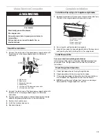 Предварительный просмотр 11 страницы Whirlpool 99044505A Installation Instructions And Use And Care Manual