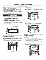 Предварительный просмотр 7 страницы Whirlpool 99044506A Installation Instructions And Use And Care Manual