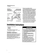 Preview for 4 page of Whirlpool ACC602XT Installation Instructions Manual