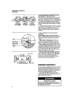 Предварительный просмотр 8 страницы Whirlpool ACC602XT Installation Instructions Manual