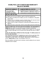 Preview for 10 page of Whirlpool ACD052MM Service Manual