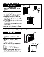 Предварительный просмотр 6 страницы Whirlpool ACD052MM0 Use And Care Manual