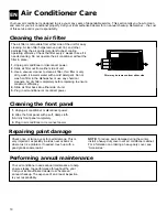 Preview for 10 page of Whirlpool ACD052MM0 Use And Care Manual