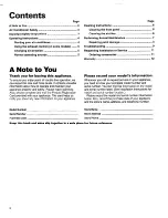 Preview for 2 page of Whirlpool ACD122XG0 Use & Care Manual