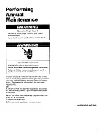 Preview for 7 page of Whirlpool ACD122XG0 Use & Care Manual