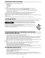 Preview for 215 page of Whirlpool ACE 102 IX Instructions For Use Manual