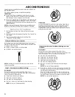 Предварительный просмотр 10 страницы Whirlpool ACE082XP1 Use And Care Manual