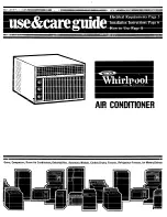 Preview for 1 page of Whirlpool ACE094XM0 Use And Care Manual