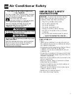 Preview for 3 page of Whirlpool ACE184XL0 Use And Care Manual