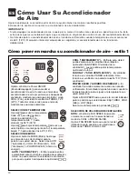 Preview for 10 page of Whirlpool ACE184XL0 Use And Care Manual