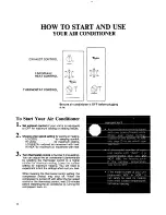 Предварительный просмотр 10 страницы Whirlpool ACE184XM0 Use & Care Manual