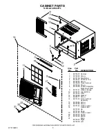 Preview for 5 page of Whirlpool ACE244PT2 Parts List