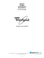 Preview for 1 page of Whirlpool ACG 900 IX User Manual