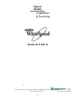 Preview for 13 page of Whirlpool ACG 900 IX User Manual
