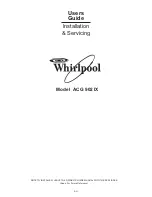 Предварительный просмотр 1 страницы Whirlpool ACG 902 IX User Manual