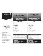 Preview for 21 page of Whirlpool ACG052XJ0 Use And Care Manual