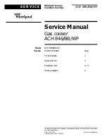 Whirlpool ACH 846/BB/WP Service Manual предпросмотр