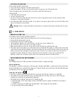 Preview for 7 page of Whirlpool ACM 213/BA Instruction Manual