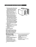 Preview for 10 page of Whirlpool ACM102 Use And Care Manual