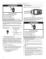 Предварительный просмотр 4 страницы Whirlpool ACM122XR0 Use And Care Manual