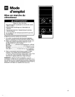 Preview for 27 page of Whirlpool ACM184XA0 Installation And User Manual