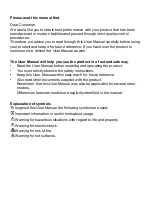 Preview for 2 page of Whirlpool ACM220 Instructions For Use Manual