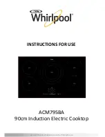 Предварительный просмотр 1 страницы Whirlpool ACM795BA Instructions For Use Manual