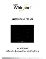 Whirlpool ACM816BA Instructions For Use Manual предпросмотр